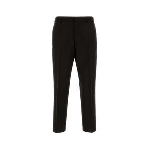Jil Sander Men Dark Brown Wool Pant